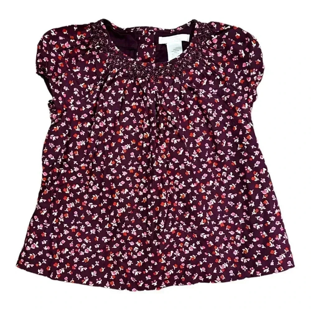 Janie & Jack | Floral Swing Cut Blouse (5)